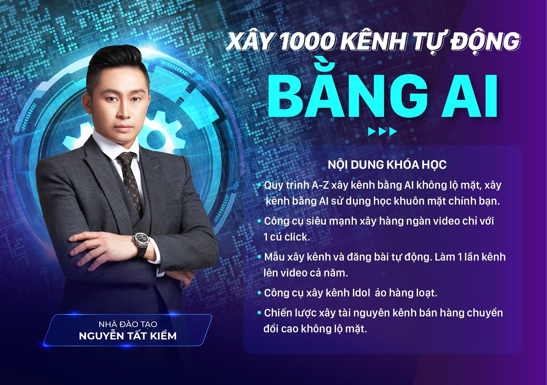 XÂY 1000 KÊNH TỰ ĐỘNG - KHÔNG LỘ MẶT